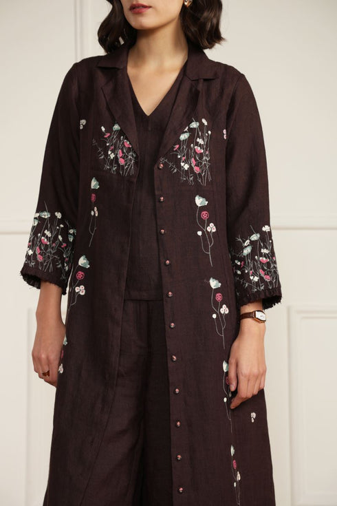 Meadows grape jacket with top and pants