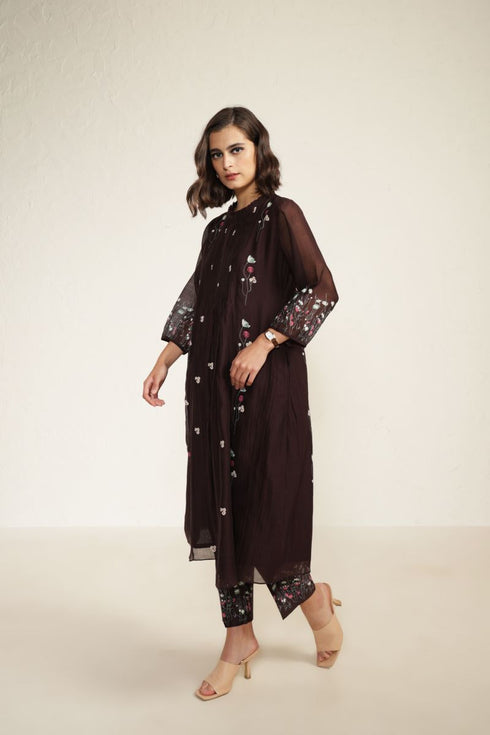 Meadows grape tunic with pants