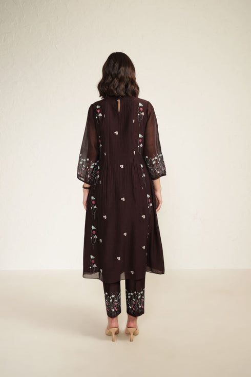 Meadows grape tunic with pants