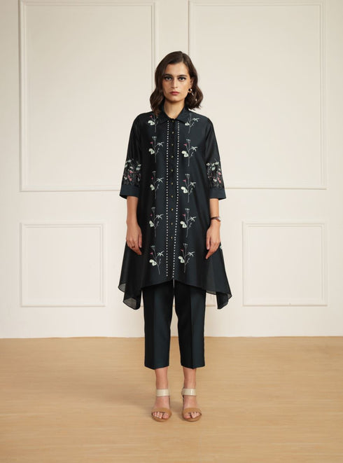 Meadows indigo shirt with pants