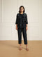 Meadows indigo top with straight pants