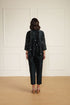 Meadows indigo top with straight pants