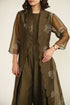 Meadows olive jumpsuit with jacket