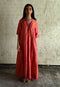 Meera pink sashiko dress