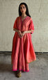 Meera pink sashiko dress