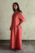 Meera pink sashiko dress