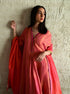 Meera pink sashiko dress