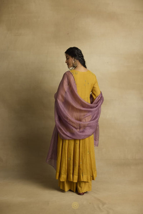 Meher golden yellow kurta set