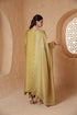 Mehrang olive green heavy neck kurta set