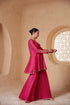 Mehrang pink angrakha sharara set