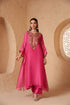 Mehrang pink kaftan kurta set