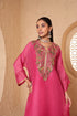 Mehrang pink kaftan kurta set