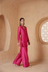 Mehrang pink short buti kurta set