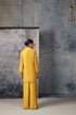 Mehrang yellow short buti kurta set