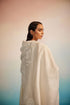 Midori ivory panelled kurta with pants and dupatta