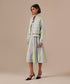Mint bloom dress with jacket