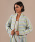 Mint bloom dress with jacket