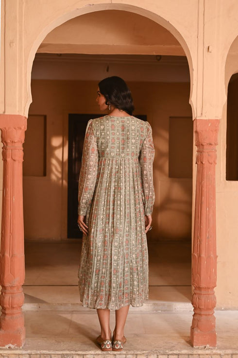 Mishri green dress