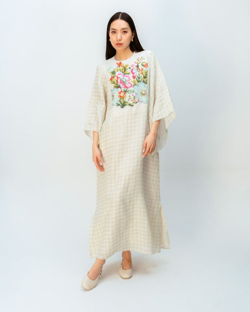 Misted garden dress