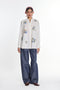 Mistletoe white panel shirt