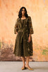 Mist olive jacket dress set