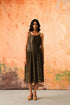 Mist olive jacket dress set
