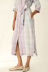 Montana powder blue check dress