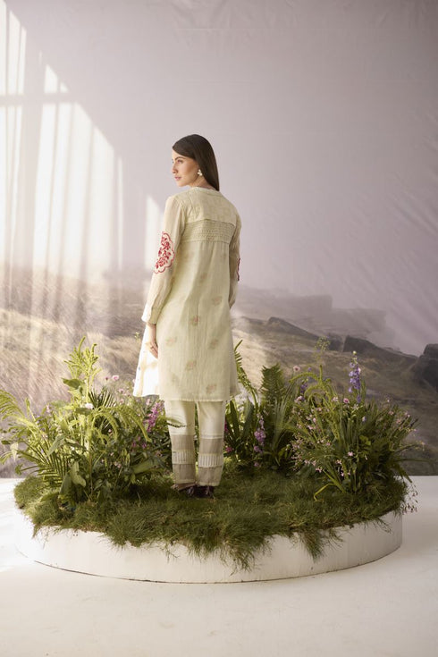 Moonlight beaded kurta