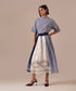 Moonlit wave top with skirt