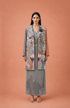 Mosaic ikat cutwork layered set