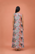 Mosaic ikat flow jacket dress