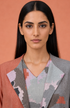 Mosaic ikat flow jacket dress