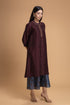 Mosiac brown embroidered kurta set