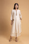 Mosiac ivory embroidered kurta set