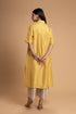Mosiac yellow embroidered kurta set