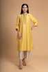 Mosiac yellow kurta set