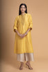 Mosiac yellow kurta set