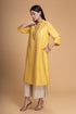 Mosiac yellow kurta set
