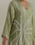 Moss crushed kurta set