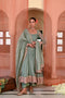 Moti mahal green anarkali set