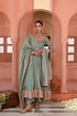 Moti mahal green anarkali set