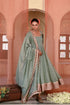 Moti mahal green anarkali set