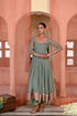 Moti mahal green anarkali set