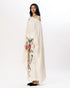 Multicolor one shoulder drape top with skirt