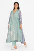 Multicolor applique tunic dress