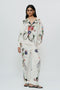 Multicolor astral print PJ set