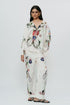 Multicolor astral print PJ set