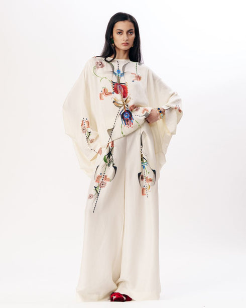 Multicolor boxy kurta with trouser