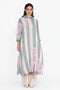 Multicolor embroidered shirt tunic