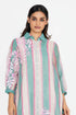 Multicolor embroidered shirt tunic